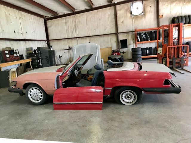1981 mercedes-benz 380 series roadster project