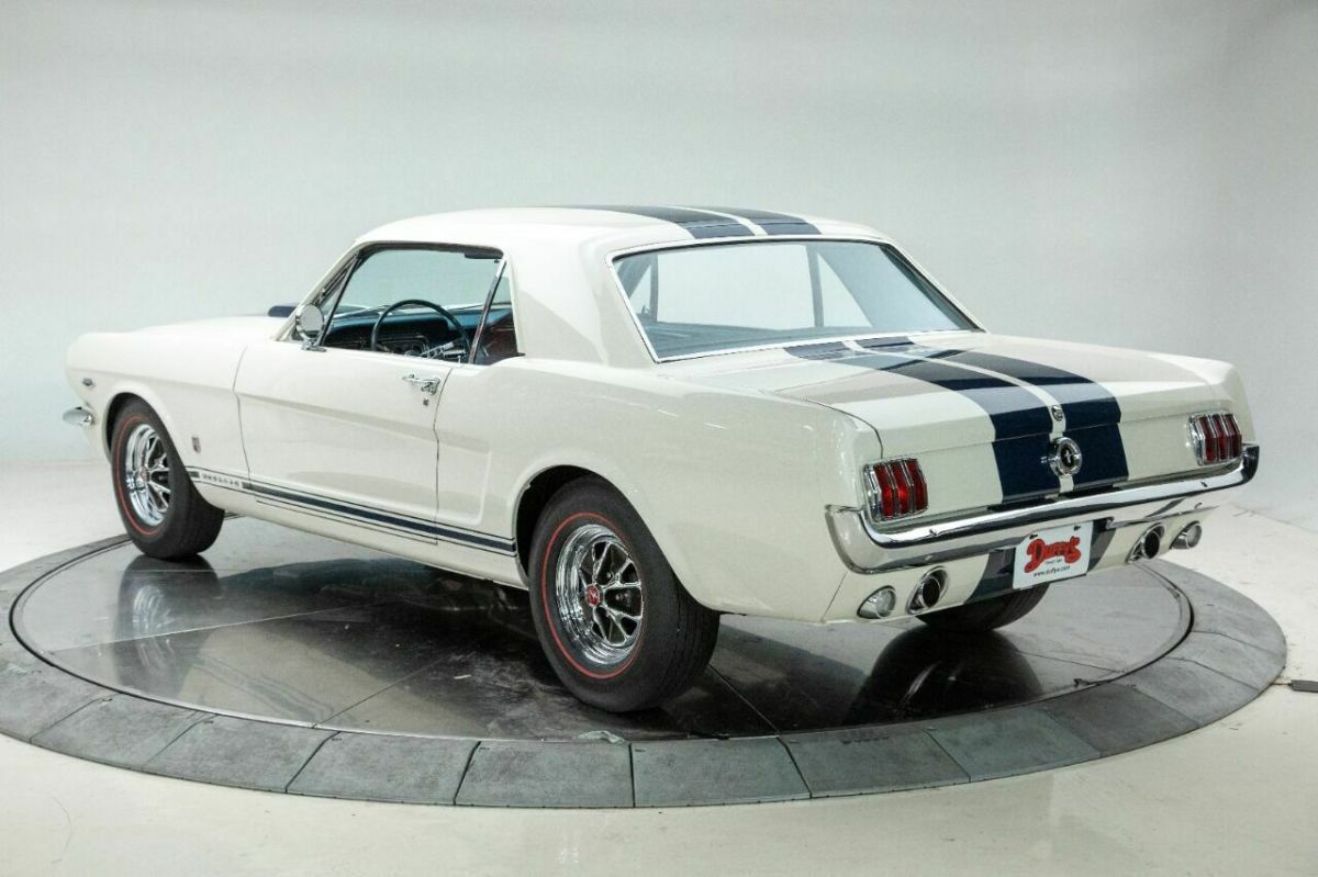 1965 ford mustang k code v8 4.8l manual coupe wimbledon white