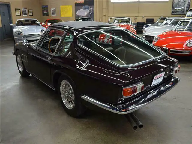1966 maserati mistral 4.0 34114 miles aubergine coupe manual