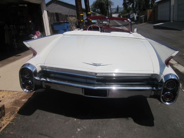 1960 caddy convertable 62 series all org car power top black, ac car power brake
