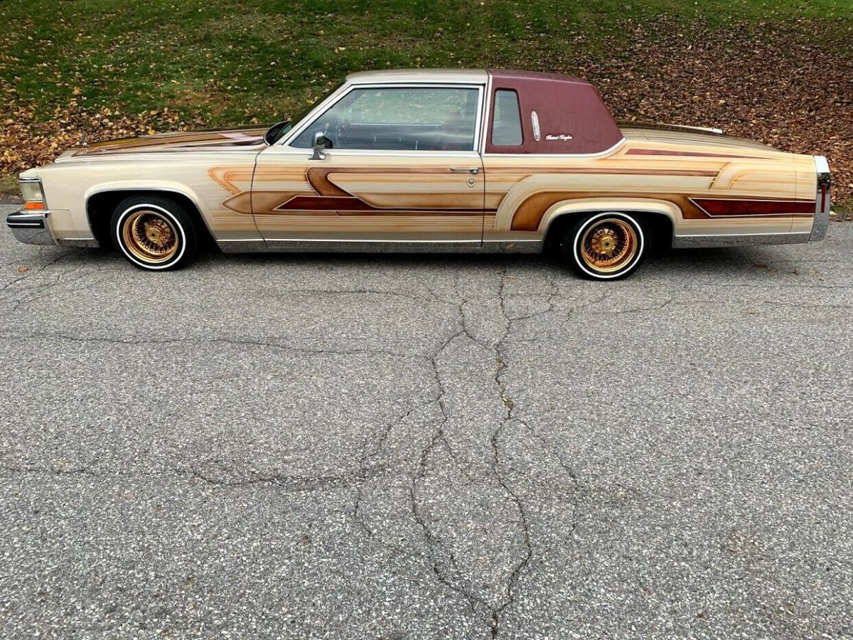 1984 cadillac fleetwood coupe brown rwd automatic brougham