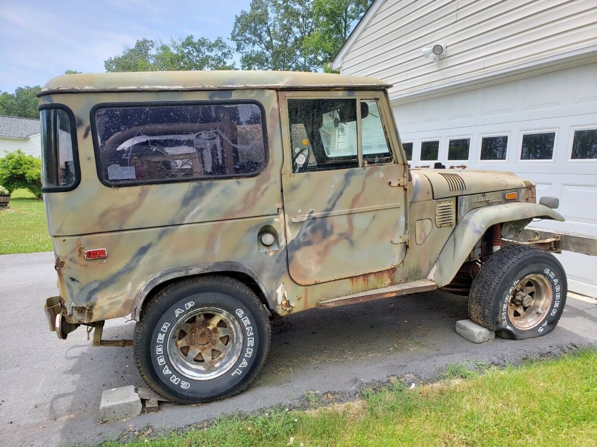 1971 toyota land cruiser 40 suv green 4wd manual 2dr