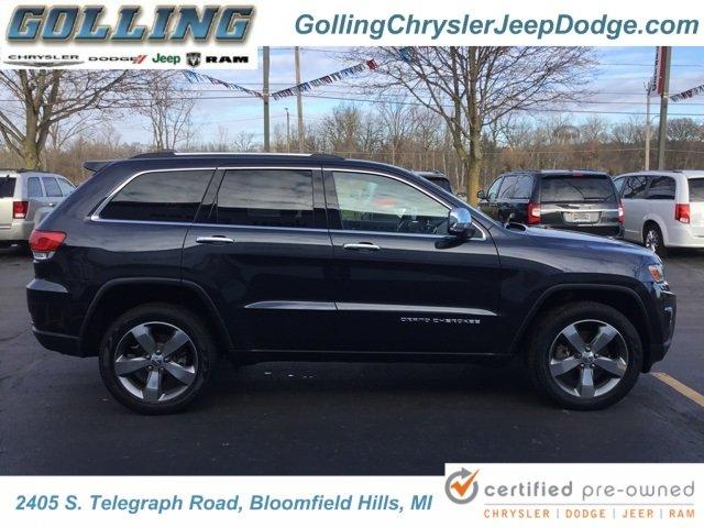 certified 2016 jeep grand cherokee 4wd limited bloomfield hills, mi 48302 for sale in bloomfield, michigan