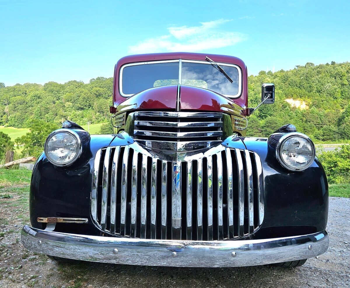 46 pickup, truck, hotrod, rat rod, street rod, gmc, short bed, half ton, patina