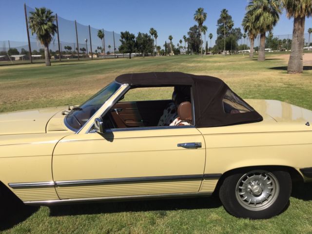 1979 mercedes-benz 450sl with hard and soft tops