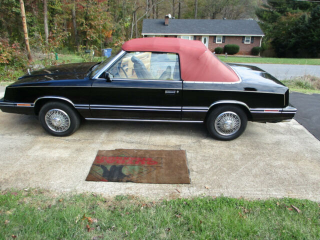 1982 chrysler lebaron convertible, low mileage