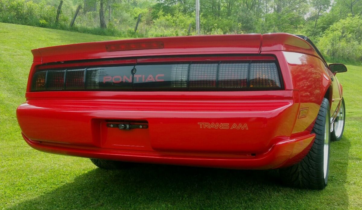 1991 trans am convertible 5 speed, low mileage