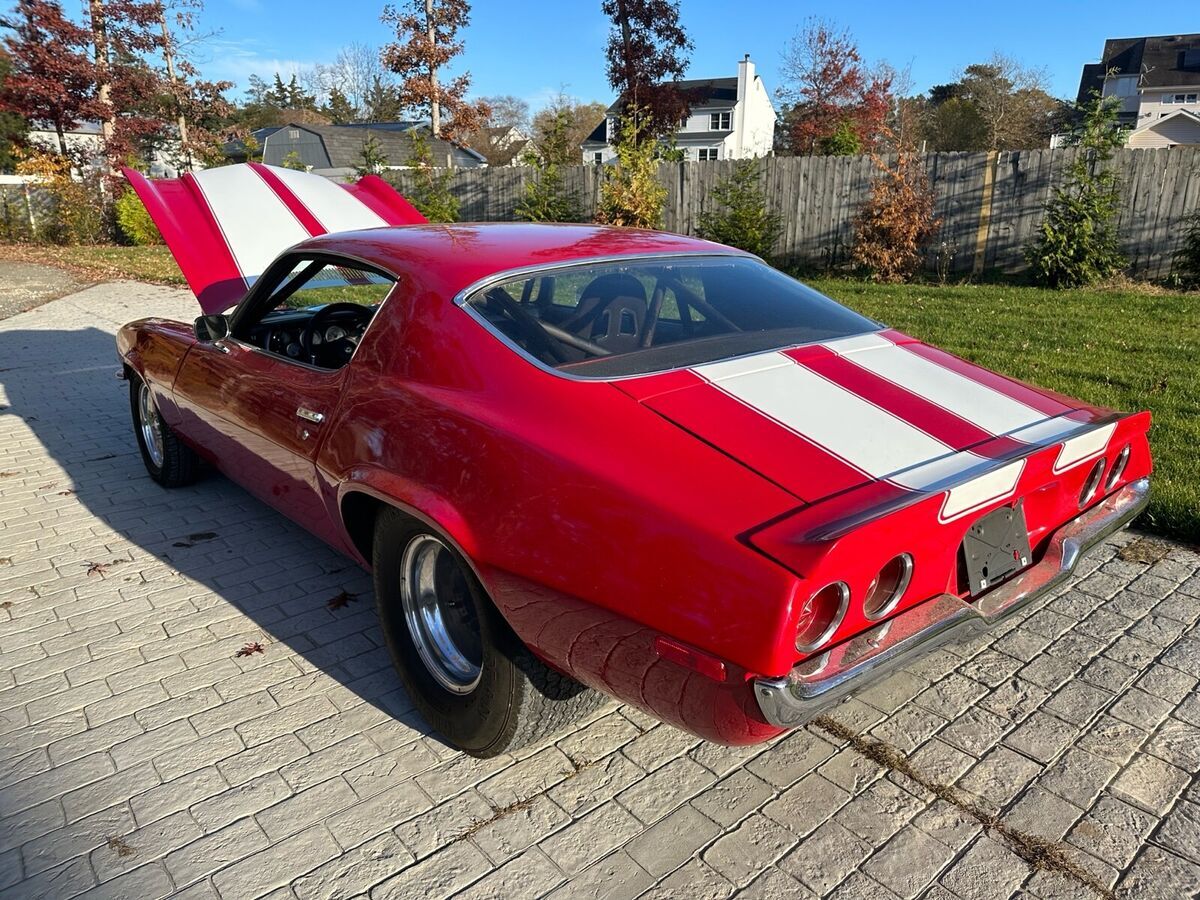 1971 chevrolet camaro coupe red rwd manual pro street