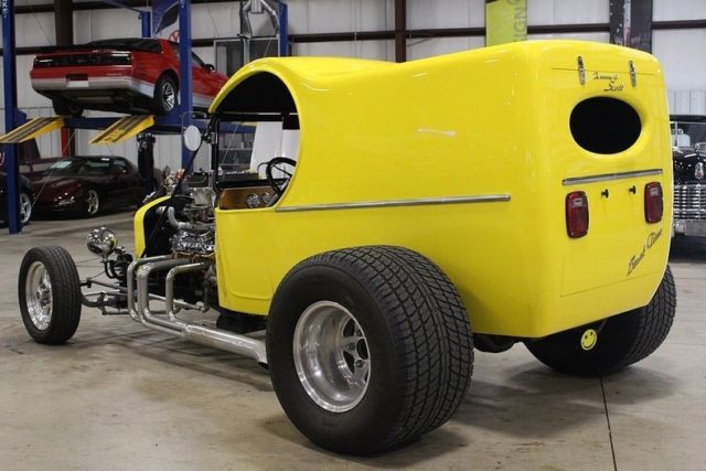 1923 ford model t 7986 miles yellow coupe 355 v8 automatic
