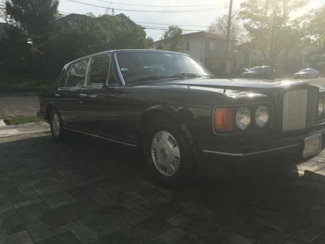 1994 bentley brooklands 6.8l black with tan interior