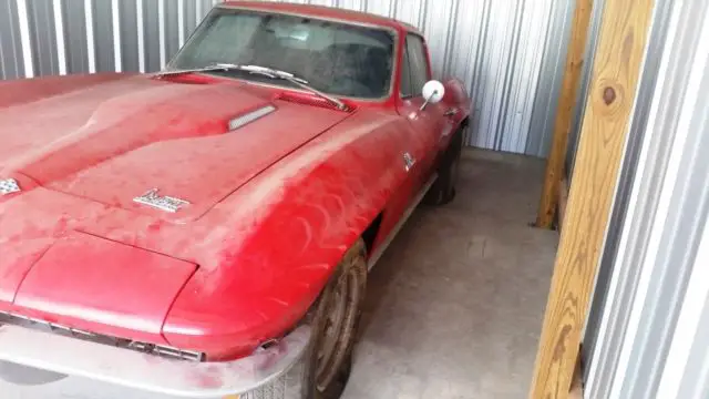 1966 corvette sting ray "project" 427/425 hp solid lifter with manual trans
