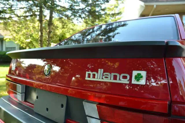1989 alfa romeo milano verde 3.0