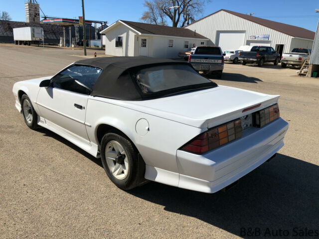 1991 chevrolet camaro rs 117757 miles white convertible 8 cyl, automatic