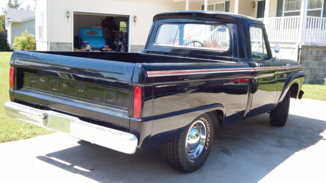 1964 ford f-100 short-bed custom cab pickup truck not chevy not dodge --- nice!