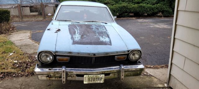 1977 ford maverick blue rwd automatic