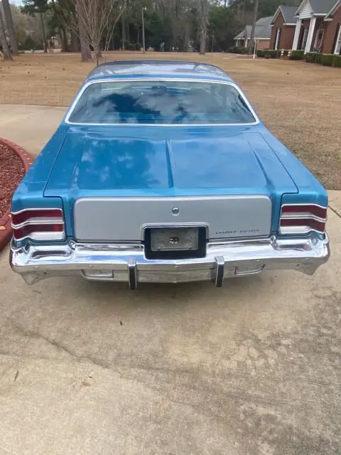 1975 dodge charger daytona coupe blue rwd automatic special edition
