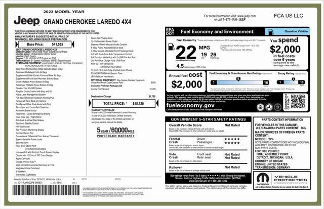 2023 jeep grand cherokee laredo