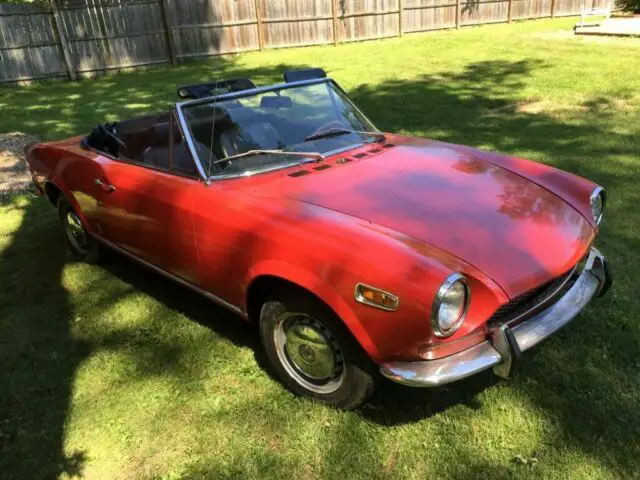 *1970 fiat spider 124 *