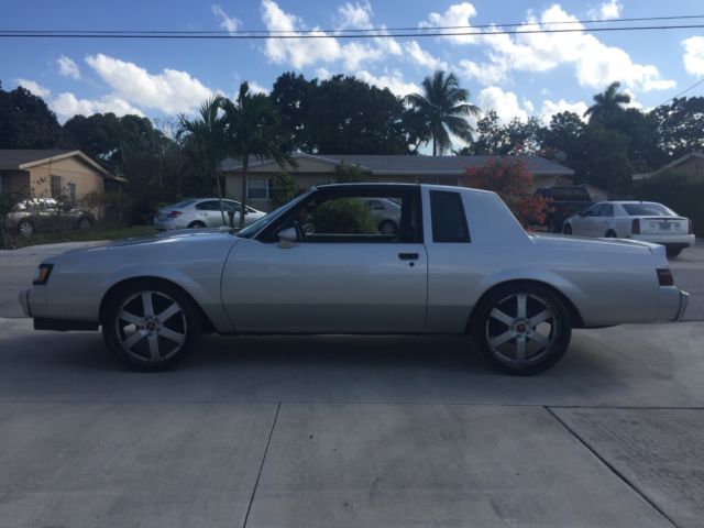 1986 buick regal t-type turbo new paint 22" 3 piece wheels