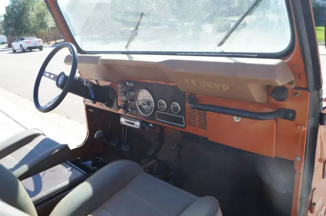 1977 jeep cj-7 levis renegade t-18 winch hard top