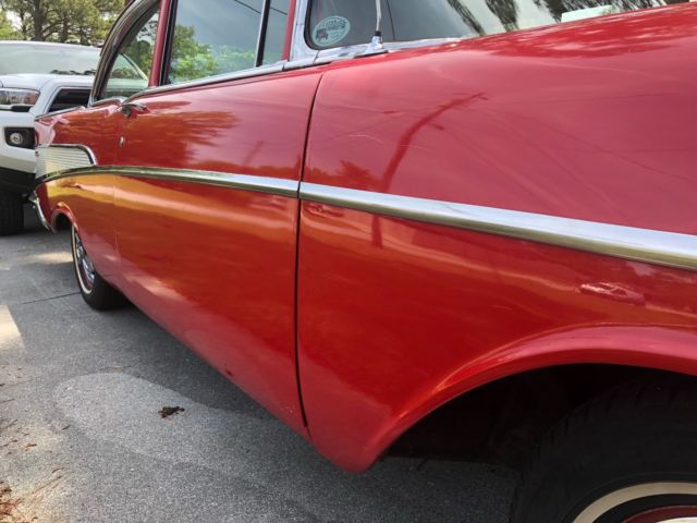 1957 chevrolet bel air / beautiful driver