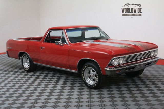 1966 red v8 frame off build hot rod ac 4 speed!