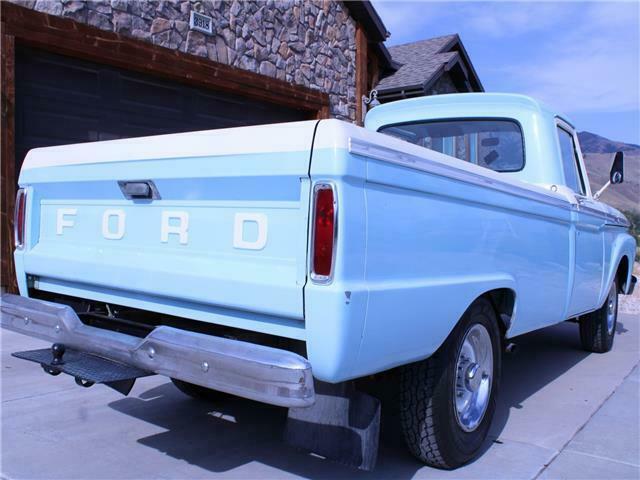 1964 ford f250 292 v-8 manual longbed blue