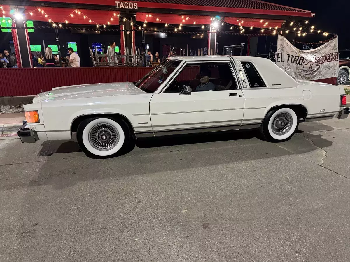 1983 mercury grand marquis sedan white