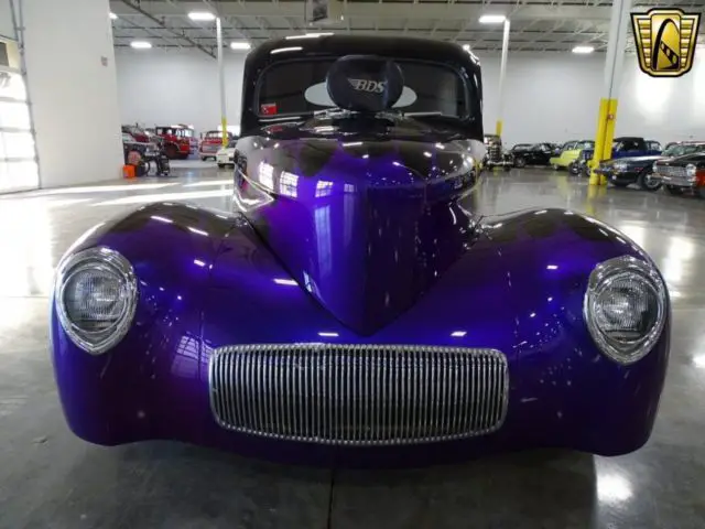 1941 willys coupe 0 black / purple coupe 502 cid v8 automatic
