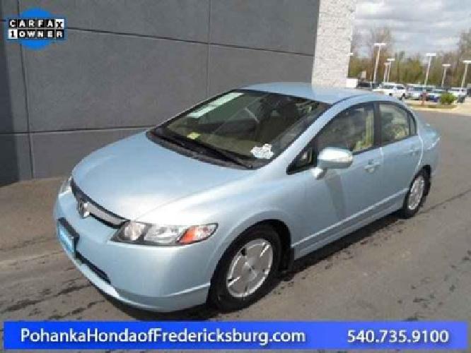 2008 honda civic hybrid hybrid in fredericksburg, va