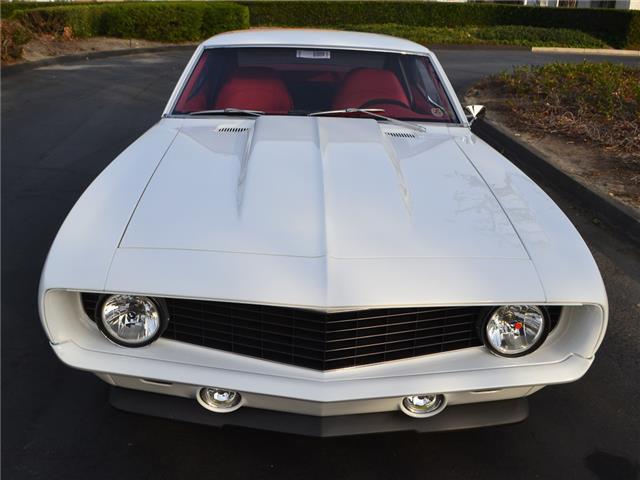 1969 white camaro pro-touring coupe
