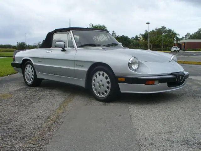 1990 alfa romeo quadrifoglio spider hard top hardtop 53k miles
