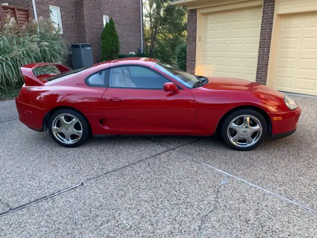 1994 toyota supra hatchback red rwd automatic sport roof
