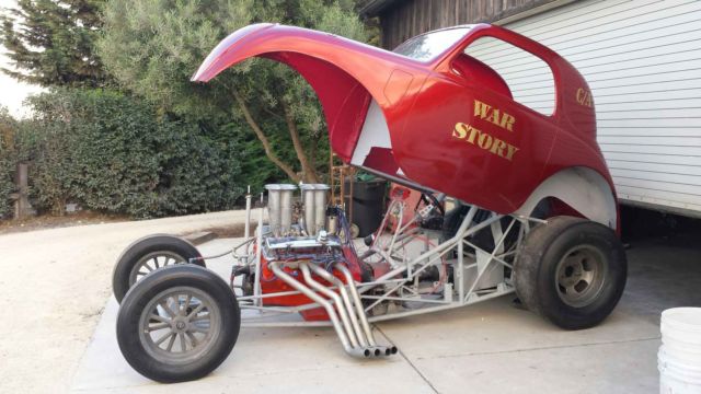 fiat topolino drag car gasser altered hot rod rat rod barn find vintage