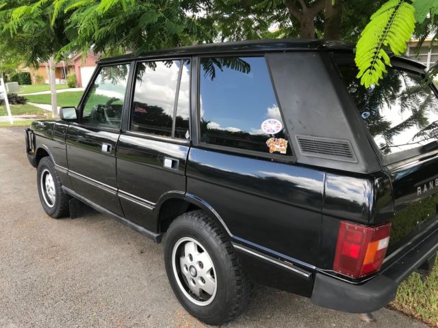 *no reserve* - 1991 range rover classic swb ~140k miles - beluga black