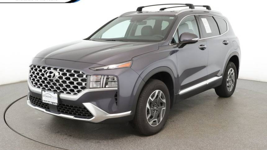 2022 hyundai santa fe hybrid blue
