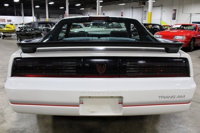1986 pontiac trans am 25961 miles white hatchback 5.0 liter v8 automatic