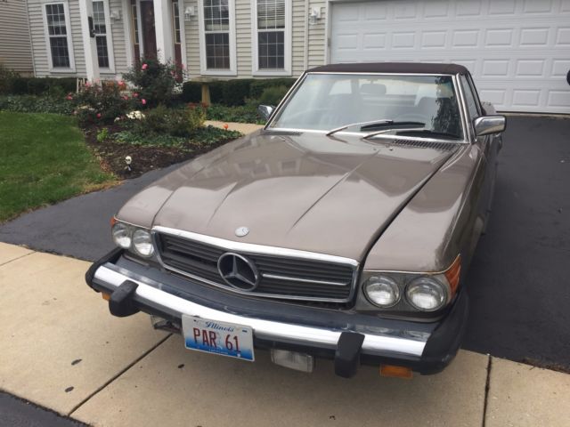 1980 mercedes benz 450sl roadster convertible only 78k miles