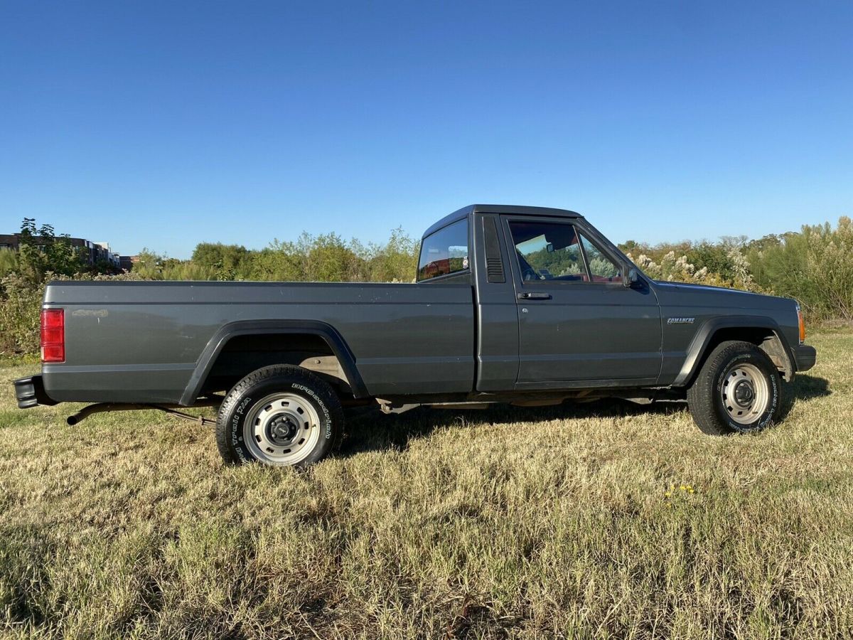 1986 jeep comanche pickup grey 4wd manual custom