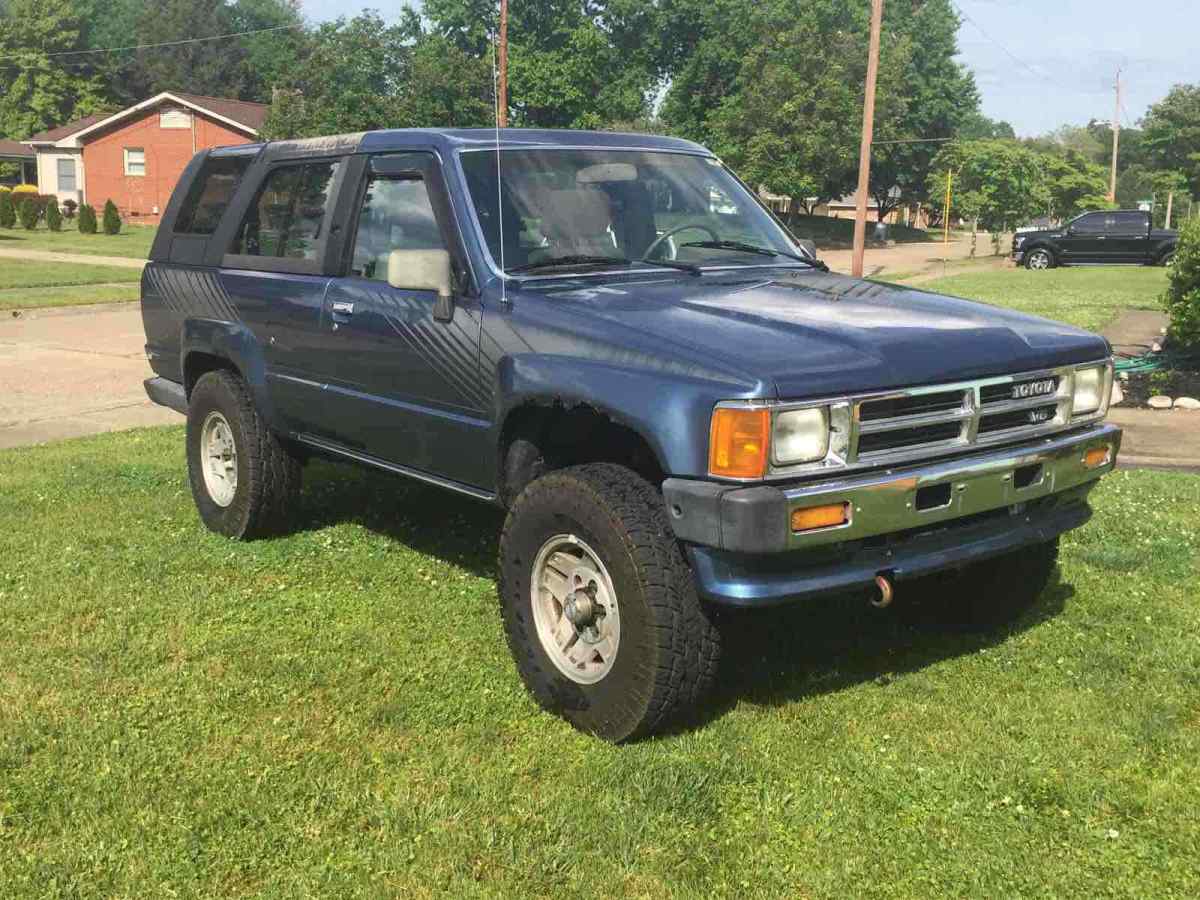 1988 toyota 4runner suv blue 4wd manual vn66 sr5