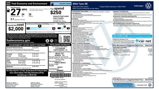 2024 Volkswagen Taos