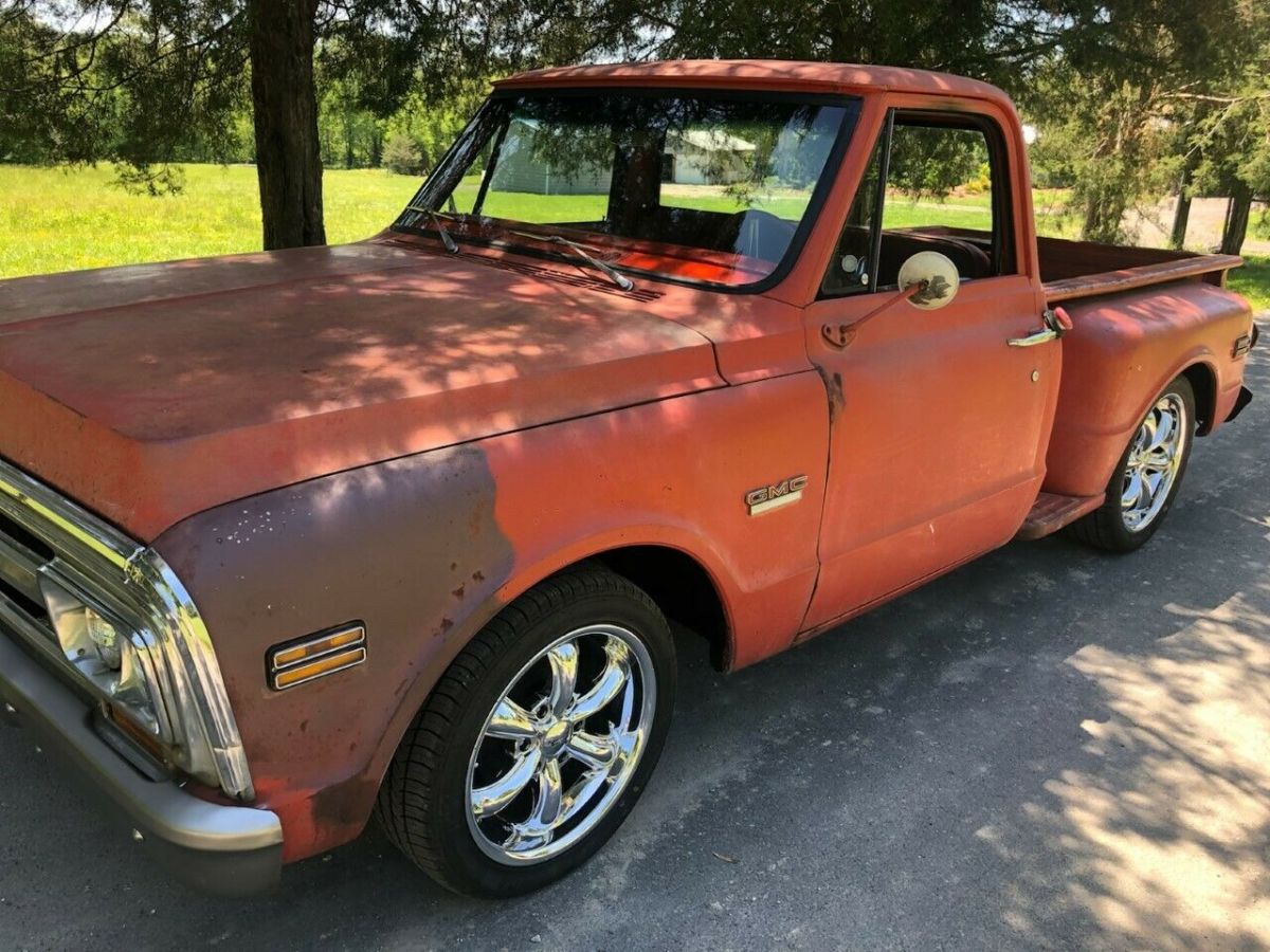 1969 gmc stepside truck 250 straight-six 3 on the tree awesome patina
