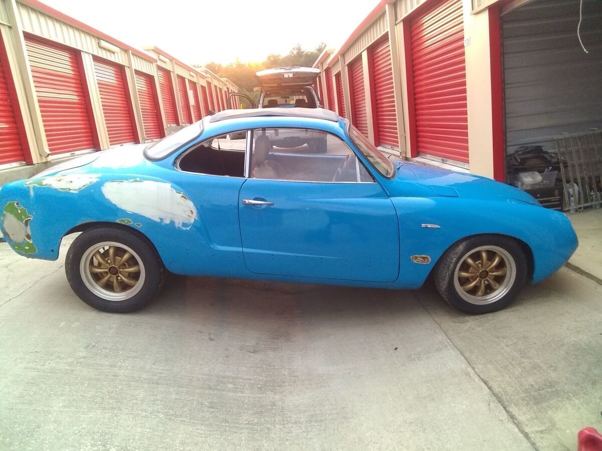 1970 volkswagen karmann ghia coupe blue rwd manual