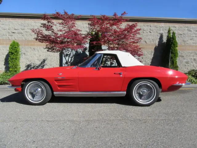 1964 chevrolet corvette convertible roadster 327/375 hp