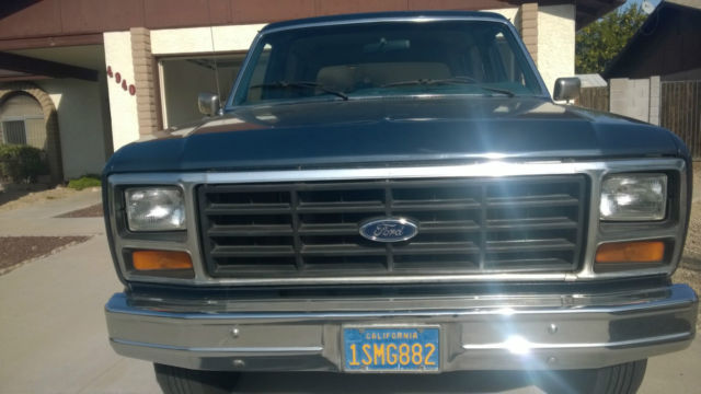 1986 ford bronco custom sport utility 2-door 4.9l