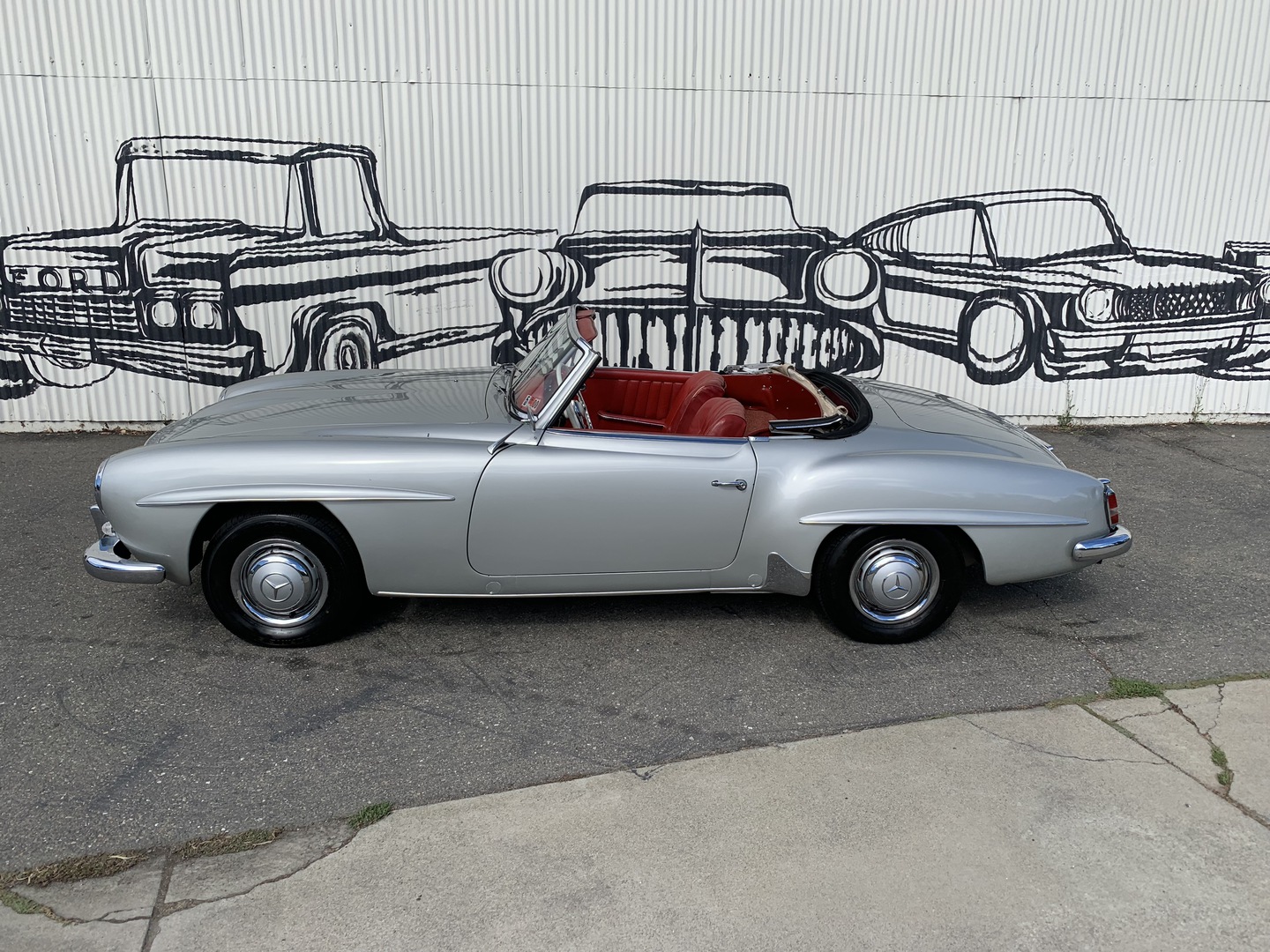 1959 mercedes benz 190sl 14901 miles silver convertible