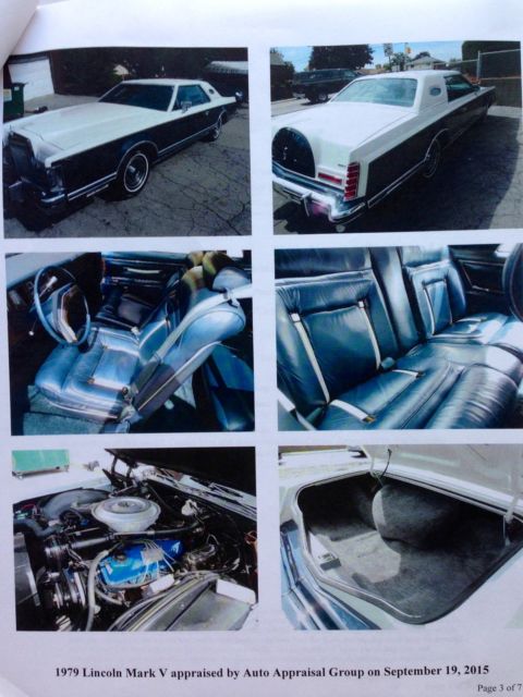 1979 lincolnmark v bill blass edition 2-door coupe in superb condition!!