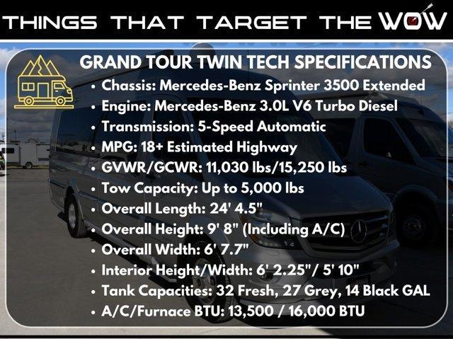 2016 mercedes-benz sprinter grand tour twin