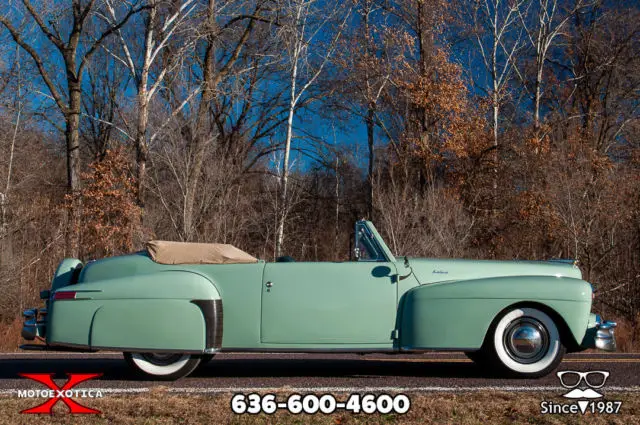 1947 lincoln continental cabriolet v12