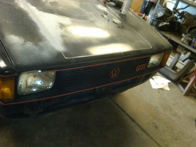 02/1984 vw rabbit gti custom built engine, restoration project, rust free